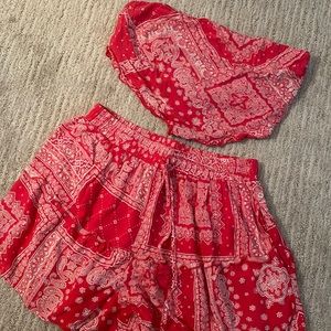 Bright orange, coral